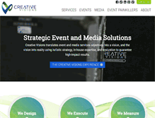 Tablet Screenshot of creativevisions.com