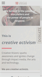 Mobile Screenshot of creativevisions.org